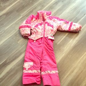 One piece snow suite